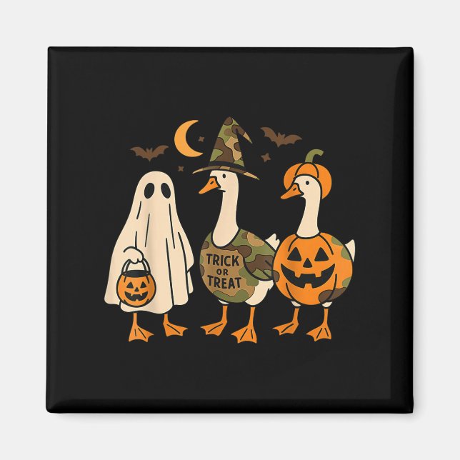 Aimant Costume de Halloween Funny Duck Duck Boo Canard  (Devant)