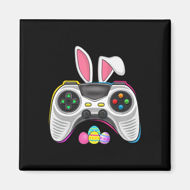 Aimant Costume de lapin d'œufs de jeu vidéo pour garçons  (Devant)