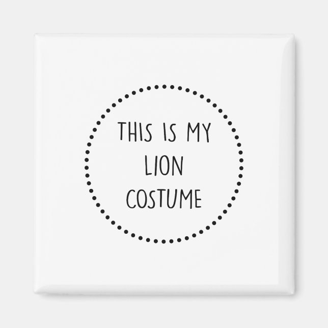 Aimant Costume de lion (Devant)