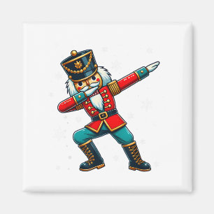 Aimant Costume de Noël de casse-noisette qui fait dabbing