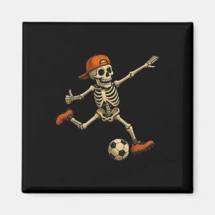 Aimant Costume de soccer squelette Halloween pour hommes