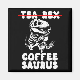 Aimant Costume de squelette de dinosaure drôle Goth Tea-R
