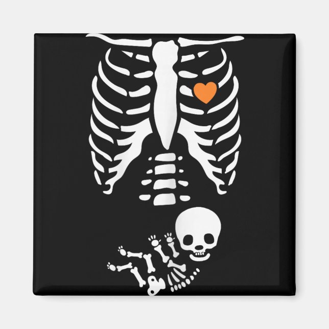 Aimant Costume de squelette radiographié pour femmes ence (Devant)
