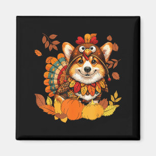 Aimant Costume de Thanksgiving pour femme et homme en for
