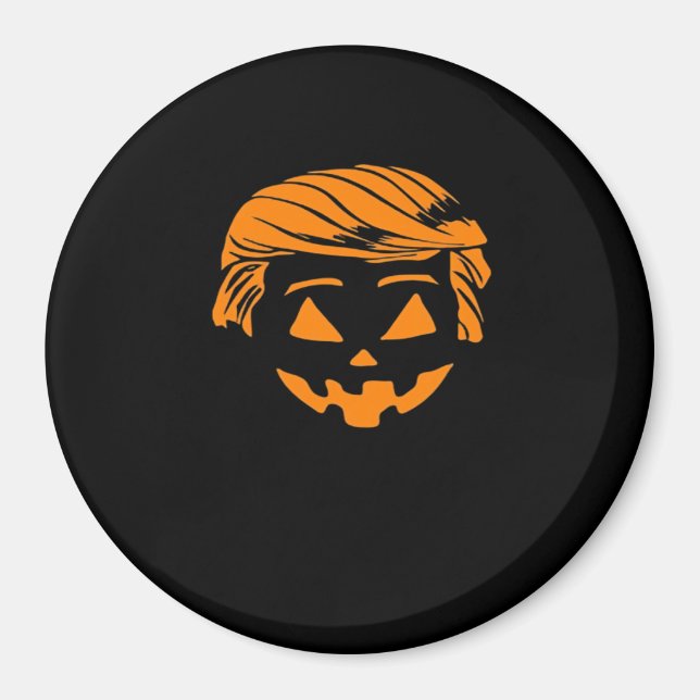 Aimant Costume de Trumpkin Halloween (Devant)