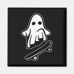 Aimant Costume d'Halloween de skateboarding de fantôme dr