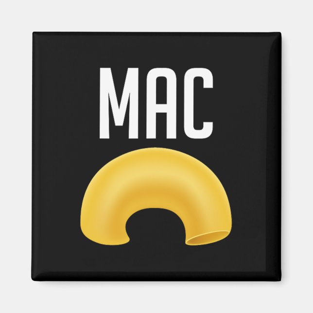 Aimant Costume D'Halloween Macaroni Et Fromage Fun Corres (Devant)