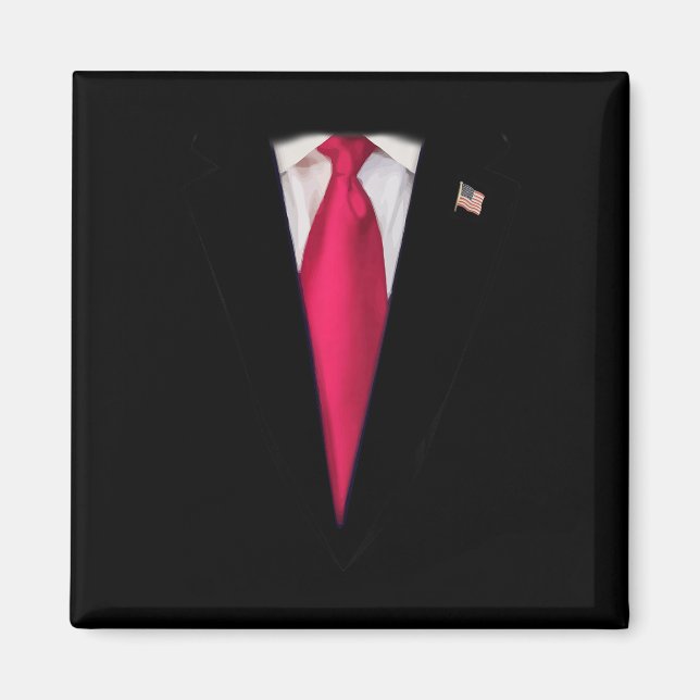 Aimant Costume d'Halloween Trump pour enfants (Devant)