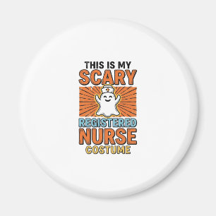 Aimant Costume d'infirmière diplômée effrayant Halloween 