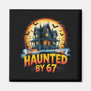 Aimant Costume Halloween 67 Meme hanté par 6-7 Brainrot