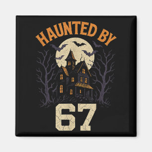 Aimant Costume Halloween 67 Meme hanté par 6-7 Brainrot