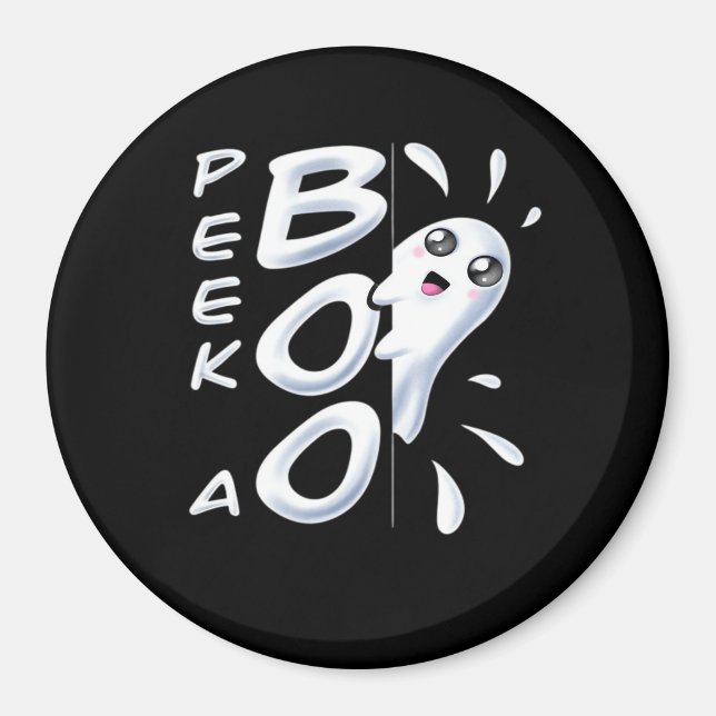 Aimant Costume Halloween Peekabo Halloween (Devant)