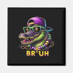 Aimant Costume Mardigator Alligator Bruh Mardi Gras Adole
