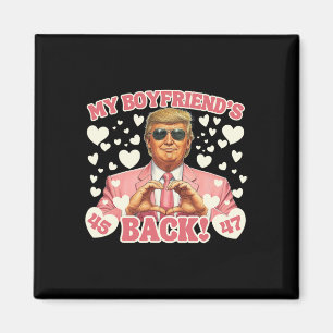 Aimant Costume Trump Rose Trump Ck Saint-Valentin pour mo