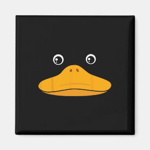 Aimant Costume visage canard mignon animal facile Hallowe