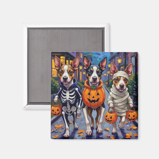 Aimant Costumes d'Halloween pour chiens Terrier de la bai (Recto/Verso)