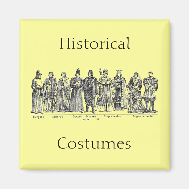 Aimant Costumes historiques (Devant)