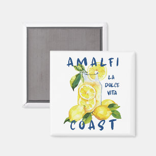 Aimant Côte d'Amalfi La Dolce Vita – Limoncello Italien