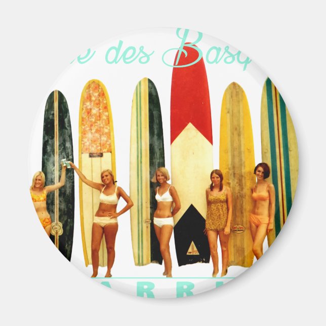 Aimant Côte des Basques Biarritz (Devant)