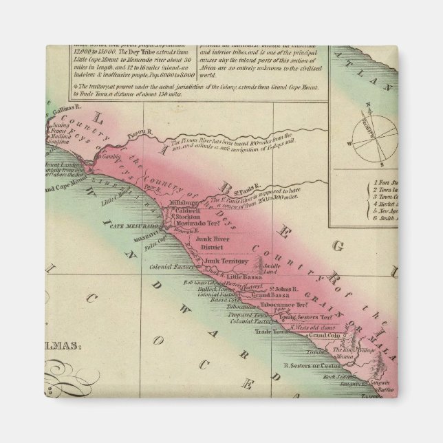 Aimant Côte Ouest de l'Afrique, de Sierra Leone (Devant)