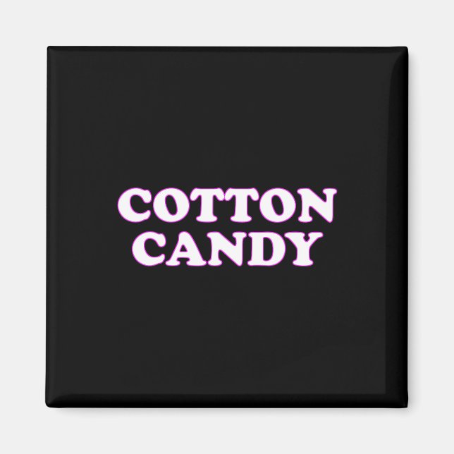 Aimant Coton Candy Halloween Costume Faire semblant d'êtr (Devant)