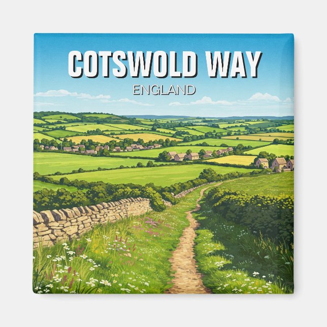 Aimant Cotswold Way Angleterre Travel (Devant)