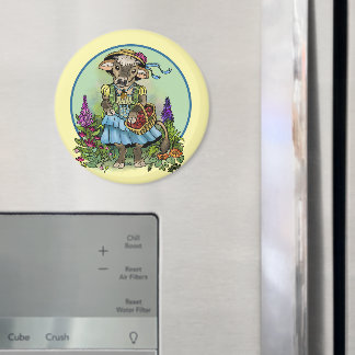 Aimant Cottagecore Cowgirl