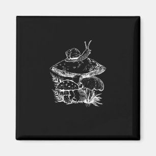Aimant Cottagecore Esthétique Champignon Escargot Goblinc