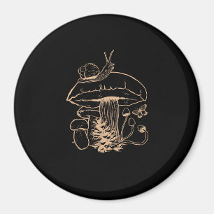 Aimant Cottagecore Esthétique Champignon Escargot Goblinc
