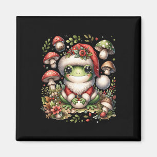 Aimant Cottagecore Grenouille esthétique Champignons de N