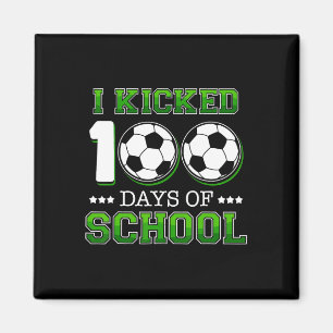 Aimant Couché 100 Jours Soccer Soccer Sports Garçons