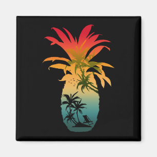 AIMANT COUCHER DE SOLEIL À L'ANANAS