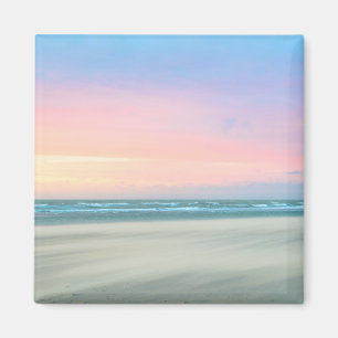 Aimant Coucher de soleil Abstrait sur la plage de La Haye