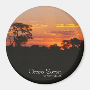 Aimant Coucher de soleil Acacia
