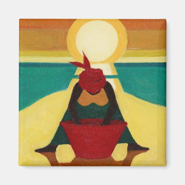 Aimant Coucher de soleil africain 2009 (Devant)