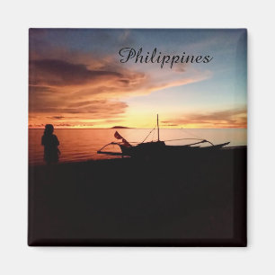 Aimant Coucher de soleil aux Philippines au bord de la me