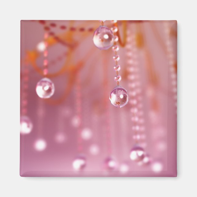 Aimant Coucher de soleil dans l'aimant en cristal (Devant)