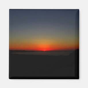 Aimant Coucher de soleil dans l'eau