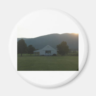 Aimant Coucher de soleil de la ferme Blue Ridge