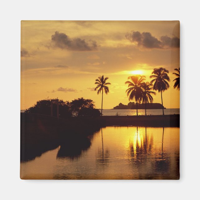 Aimant Coucher de soleil d'Inxtapa (Devant)