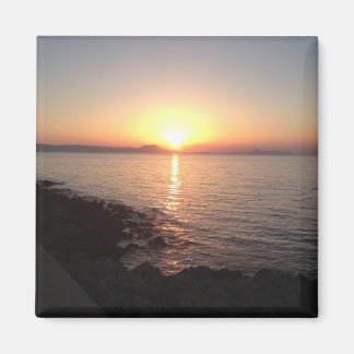 Aimant Coucher de soleil en Crète