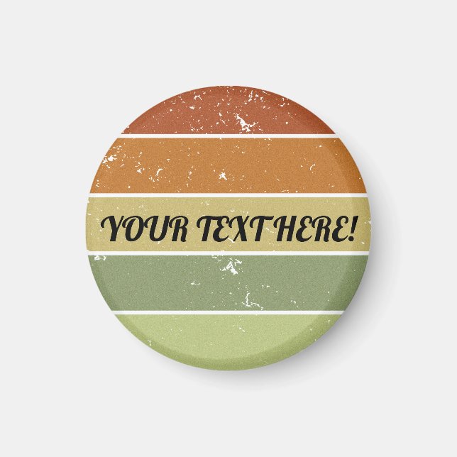 Aimant Coucher de soleil rétrograde (Devant)