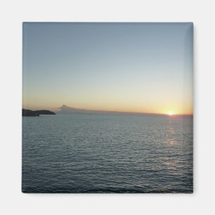 Aimant Coucher de soleil sur la mer de l'île Antigua II