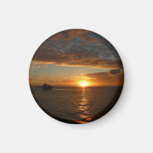 Aimant Coucher de soleil sur la mer II