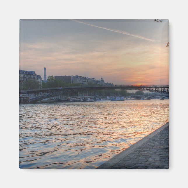 Aimant Coucher de soleil sur la Seine (Devant)