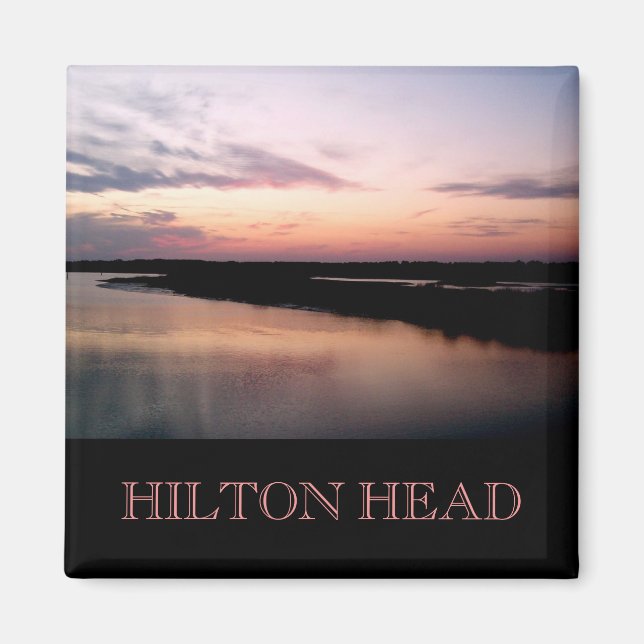 Aimant Coucher de soleil sur l'aimant de Broad Creek (Devant)