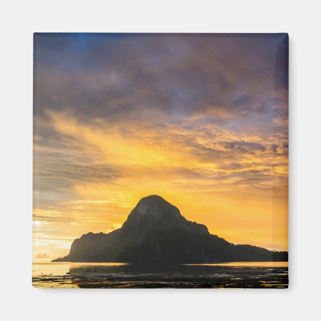 Aimant Coucher de soleil sur l'archipel de Bacuit (Devant)