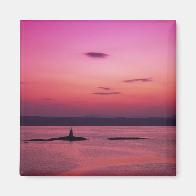 Aimant Coucher de soleil sur l'île de Skye, depuis Mallai (Devant)