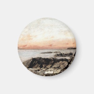 Aimant Coucher de soleil, Vevey, Suisse – Gustave Courbet