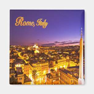 Aimant Coucher de soleil violet à Rome, Italie